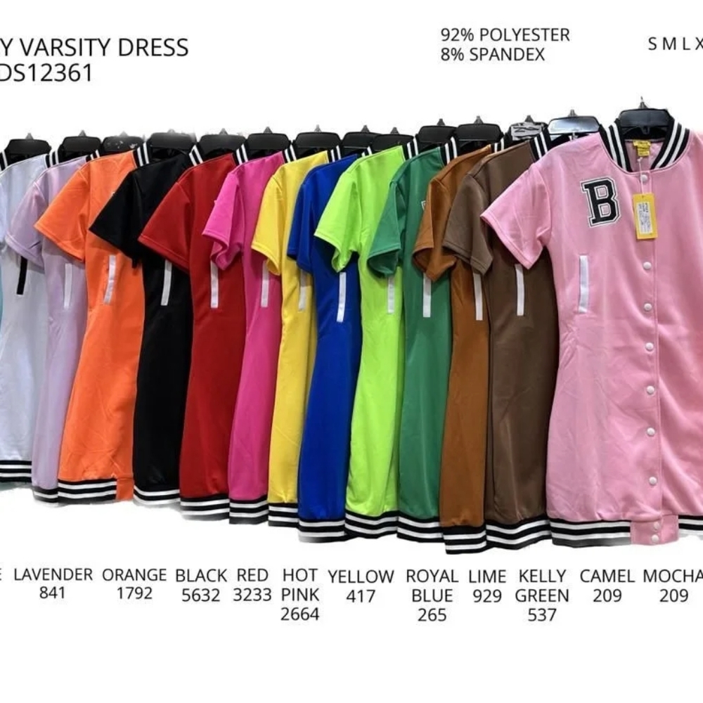 A stylish classic Daisy varsity dress